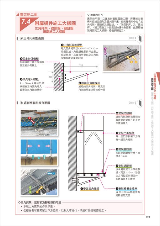 CSI見築現場第一冊：建築識圖應用「結構施工圖、建築施工圖、大樣圖於施工現場之實務運用」(三版◆新收錄鋼骨結構施工圖)：圖片 12