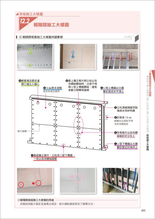 CSI見築現場第一冊：建築識圖應用「結構施工圖、建築施工圖、大樣圖於施工現場之實務運用」(三版◆新收錄鋼骨結構施工圖)：圖片 19