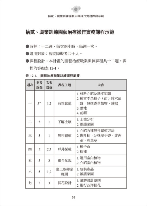 園藝療法實案操作：撫慰智能障礙者的綠參與(隨書附件雲端下載)：圖片 7