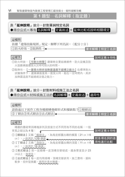 智取建築物室內裝修工程管理乙級技術士術科破解攻略 (附100-112年術科考古題精析)(立學系列)：圖片 2