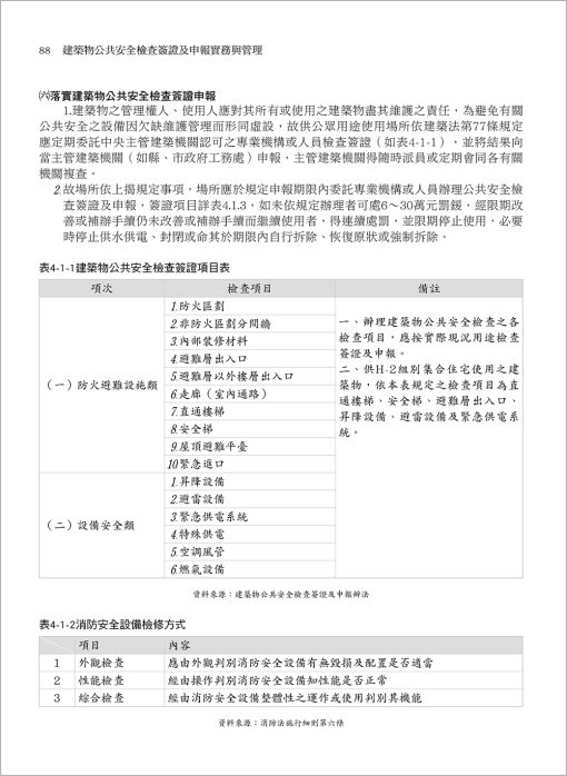 建築物公共安全檢查簽證及申報實務與管理(附光碟)：圖片 5