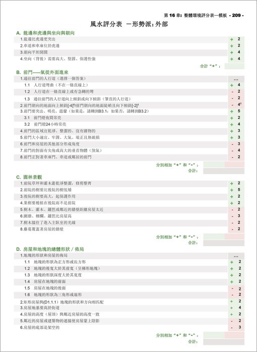 茶學：整體環境平衡理論─現代風水實踐方法(運用TEA系統為建築風水評分)：圖片 13